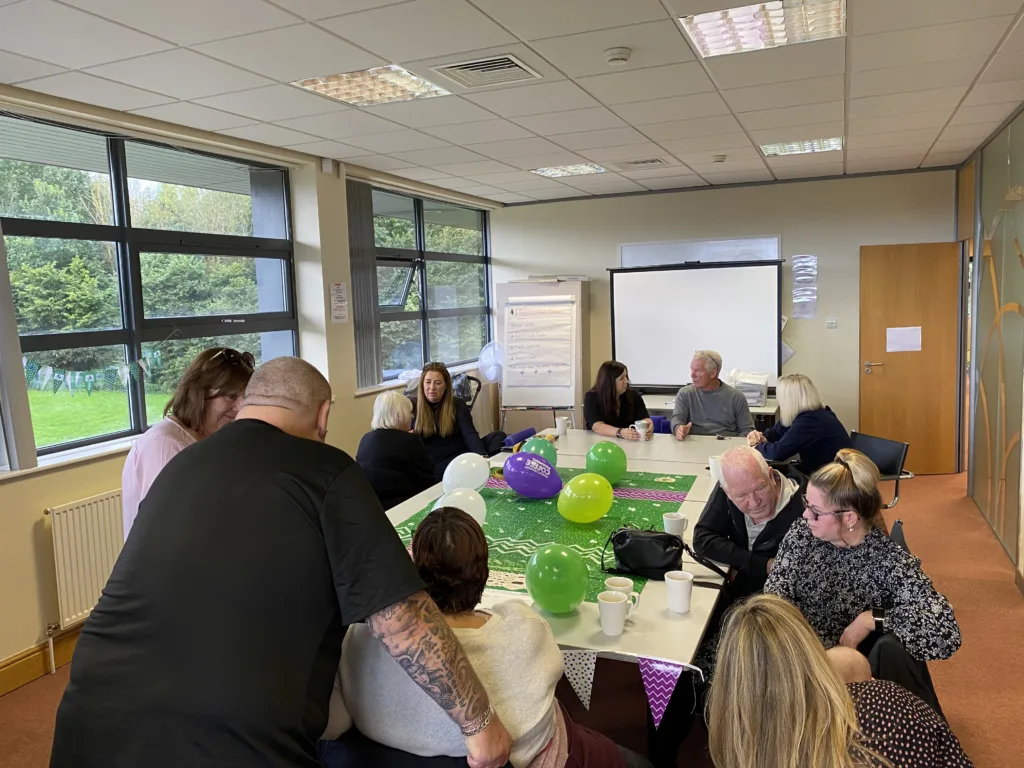 Foster carers gathered for a heart warming catch-up